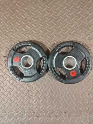 2x 2,27 kg dischi foro 50mm