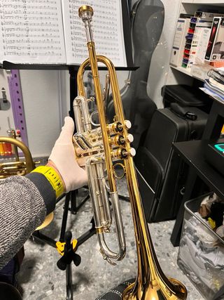 Trompeta en Sib tipo"Lead”Dorada y Plateada