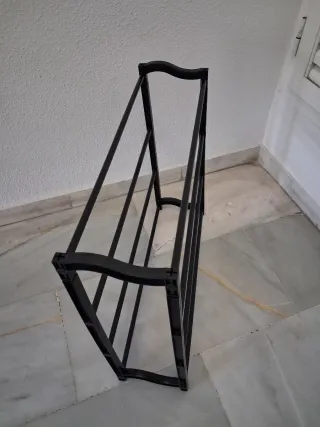 Zapatero Negro Plastico 4 Baldas