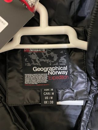 Chaqueta Geographical Norway Negra Talla M