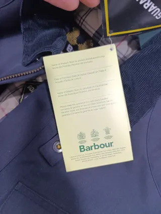Barbour Goretex Talla L Azul