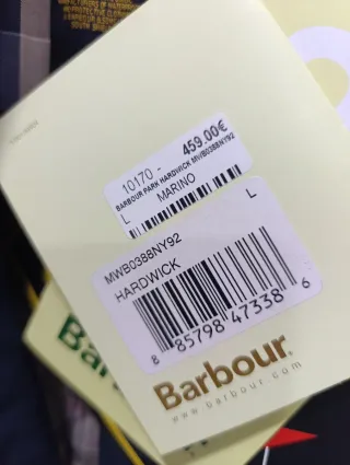 Barbour Goretex Talla L Azul