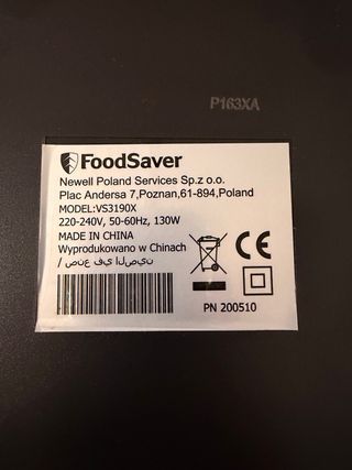 Envasadora al vacío FoodSaver
