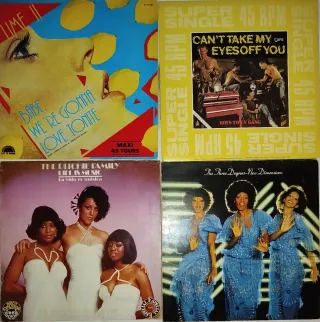 Lote 4 Vinilos Dance, Pop, R&B