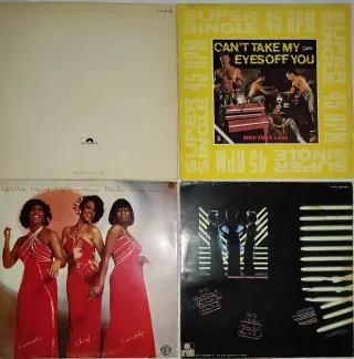 Lote 4 Vinilos Dance, Pop, R&B