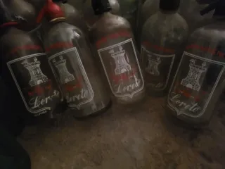 Gran lote de sifones antiguos loreto, talavera