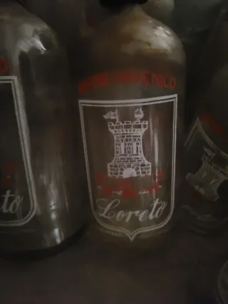 Gran lote de sifones antiguos loreto, talavera