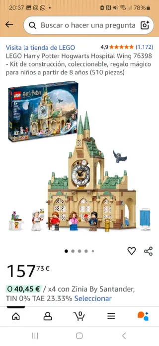Ala Ospedaliera Lego Harry Potter 76398