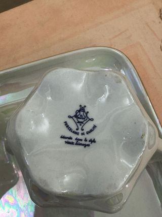 Set per condimenti decorato limoge