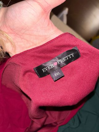 Vestido Granate SHEIN Talla XL