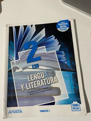 LIBRO 2ESO LENGUA Y LITERATURA TRIMESTRE 2