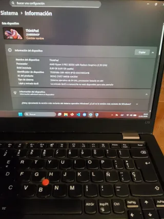 Computer portatile Lenovo ThinkPad L13 - Ryzen 5 PRO da 8 GB di RAM