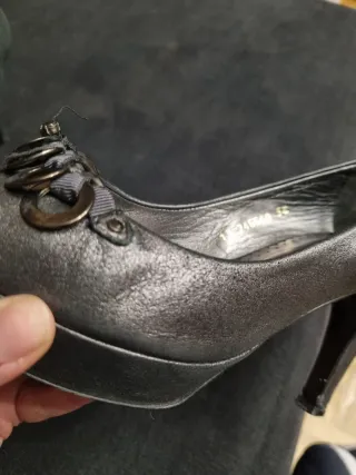 Zapatos de tacón Lodi plateados talla 38