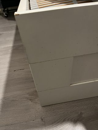 Estructura de cama con almacenaje con somier