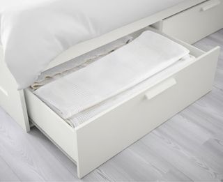 Estructura de cama con almacenaje con somier