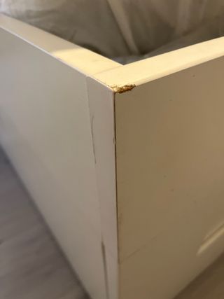 Estructura de cama con almacenaje con somier