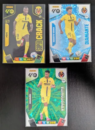 20 Cromos liga 2025-2026 Adrenalyn Villarreal C.F.