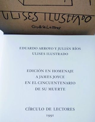Coleccionismo Joyce Ulises Ilustrado Edic Limitada