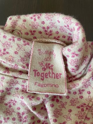 Maglioncino dolcevita 9 mesi fantasia floreale