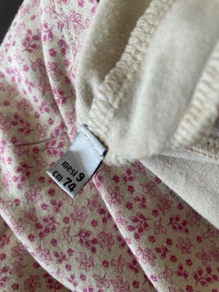 Maglioncino dolcevita 9 mesi fantasia floreale