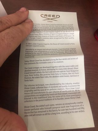 Profumo Creed Carmina 100ml