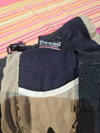 Guantes de Nieve Beige y Negro