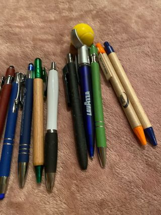 Conjunto di penne pubblicitarie varie