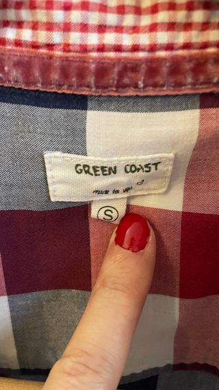 Camisa cuadros mujer