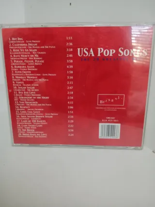 CD USA Pop Songs - 20 Greatest Hits
