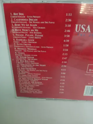 CD USA Pop Songs - 20 Greatest Hits