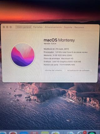 MacBook Air 13” 2017 i5 | 8GB RAM | 128GB SSD