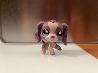 Littlest Pet Shop perro morado