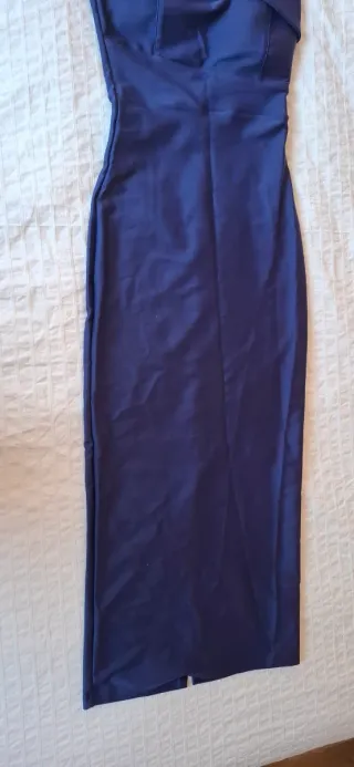 Vestido azul fiesta elegante