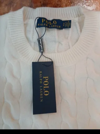 Jersey Polo Ralph Lauren Mujer Blanco