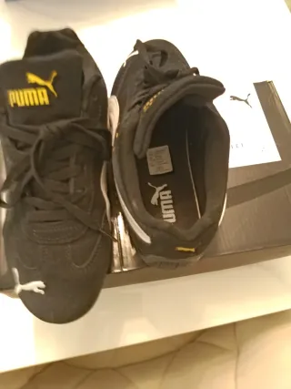 Zapatillas Puma Speedcat Negras y Blancas