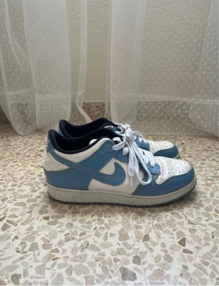 Zapatillas Nike Dunk Low Azul Blanco