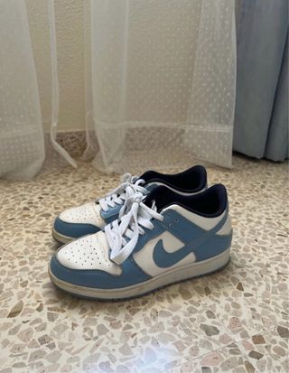 Zapatillas Nike Dunk Low Azul Blanco
