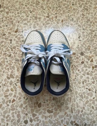 Zapatillas Nike Dunk Low Azul Blanco