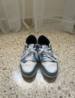 Zapatillas Nike Dunk Low Azul Blanco