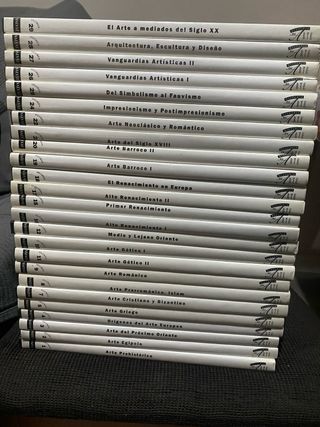 Historia del Arte, Salvat, 24 volumenes.