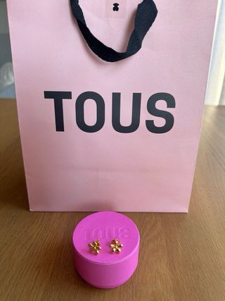 Pendientes TOUS NUEVOS Flor Dorados