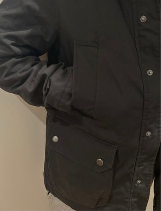 Chaqueta Parka 5K Impermeable Negra