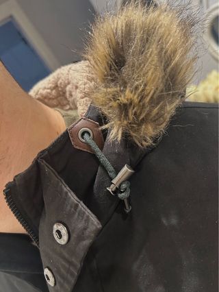 Chaqueta Parka 5K Impermeable Negra