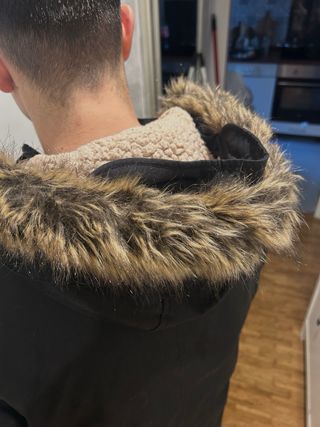 Chaqueta Parka 5K Impermeable Negra