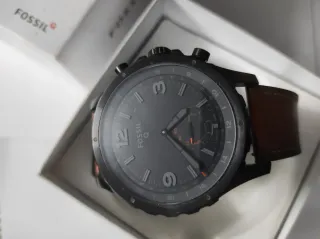 Fossil Q Nate Reloj Negro y Marrón