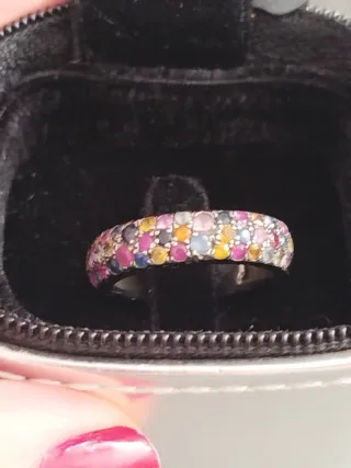 Anillo Tous Fantasy Multicolor Plata