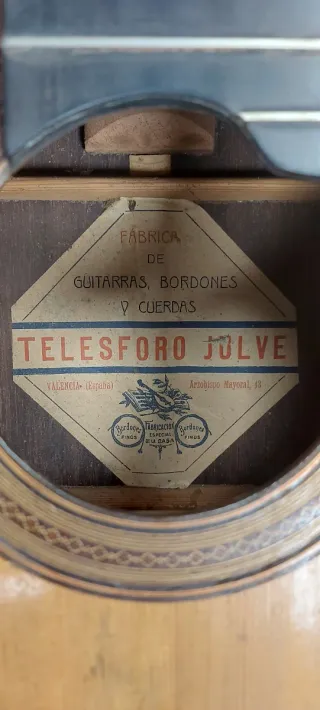 Guitarra Telesforo Julve 1925