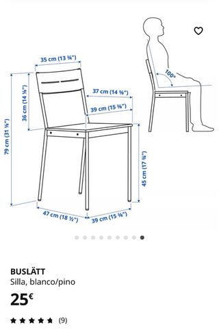 Sedie Metalliche Ikea in Legno con opzione per cuscini