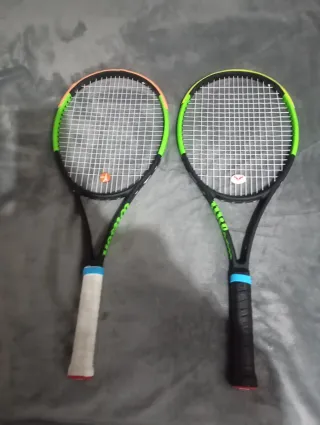 Pack 2 Wilson Blade 98 y raquetero Wilson tour