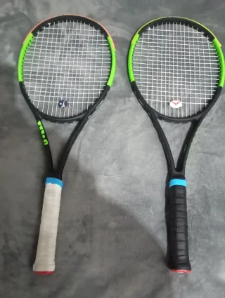 Pack 2 Wilson Blade 98 y raquetero Wilson tour
